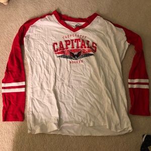Washington capitals long sleeve shirt